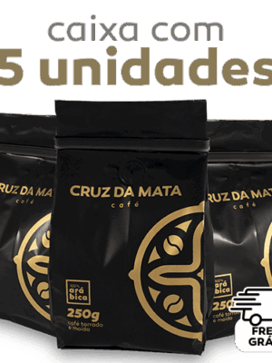 Café Cruz da Mata 250g pó – Caixa com 5 und